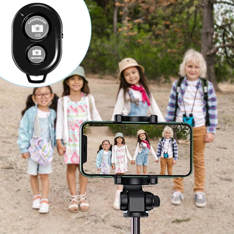 Belijean Bluetooth Remote - Compatible with All iPhone, iPad & Tablets - 2 Pack Bluetooth Clicker for Photos & Videos - Image 2